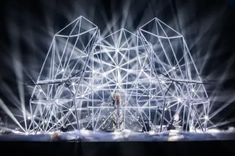 EBU Sam Ryder performs at Eurovision