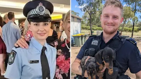 Queensland Police Rachel McCrow and Matthew Arnold