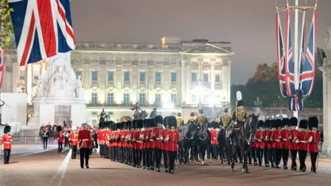 PA Media Rehearsal for the procession of the Queen's coffin