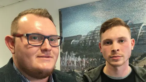 BBC Jake Lee (l) and Leon Cheslett (r)