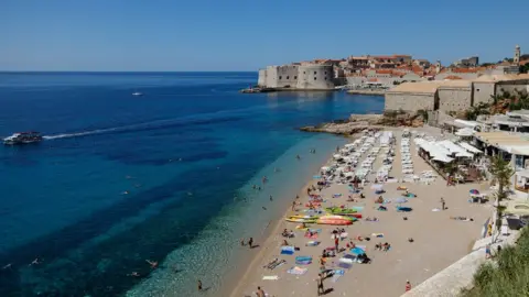 Reuters Banje beach in Dubrovnik, Croatia