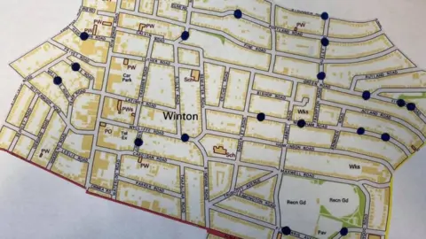 Dorset Police Map of Winton