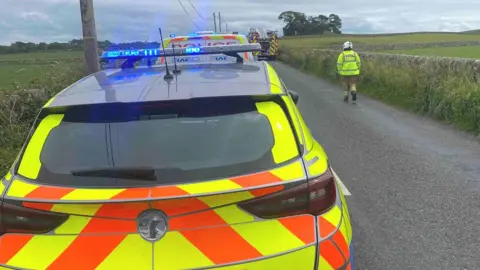 Police Scotland Crash scene