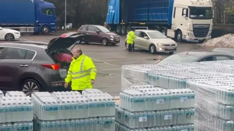 Eddie Mitchell Bottled water station in Tunbridge Wells