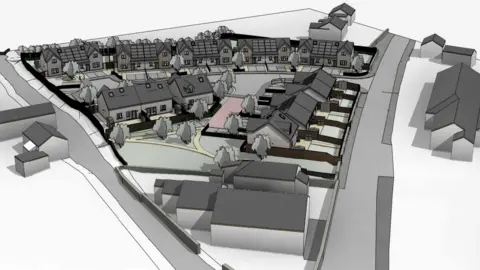 CYNGOR GWYNEDD Council plans showing how housing proposals 