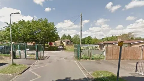 Westwood Farm Junior School entrance.