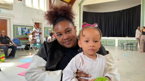 Ben Schofield/BBC Kierra Joseph and Ashaiah