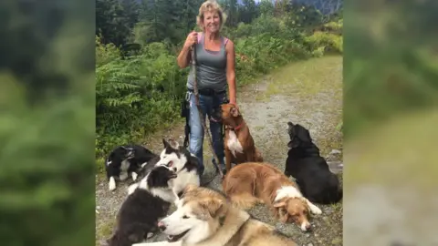 Courtesy Coquitlam RCMP  The search for Annette Poitras and her dogs lasted three days