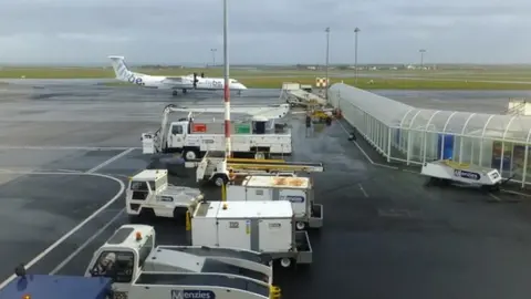 Isle of Man flights delayed and cancelled by gales