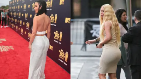 Getty Images Kim Kardashian and Iggy Azalea