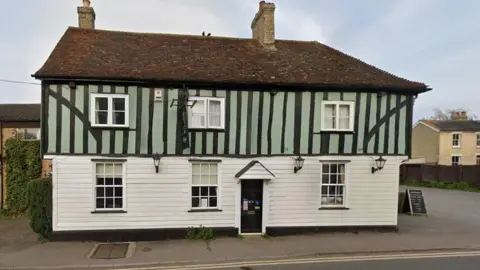 Google Greyhound pub in Sawston