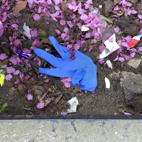 Dan Giannopoulos Discarded gloves