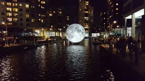 Leeds City Council The stunning Museum of the Moon at Leeds Dock