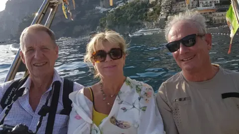 Steve Edmonds Richard, Lynn and Steve on holiday together in 2019