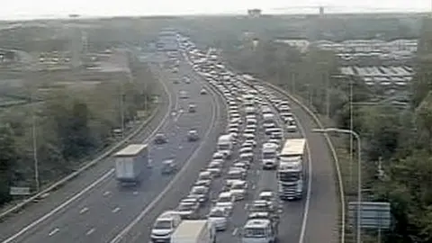 Worsley crash M60 closed after man hit by lorry