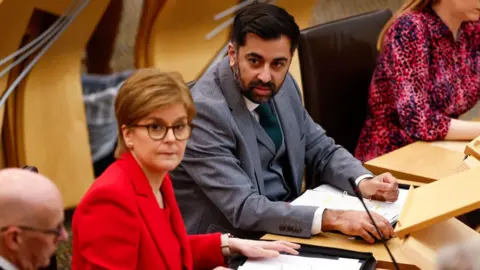 Getty Images nicola sturgeon and humza yousaf