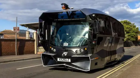 Automated Bus in Milton Keynes