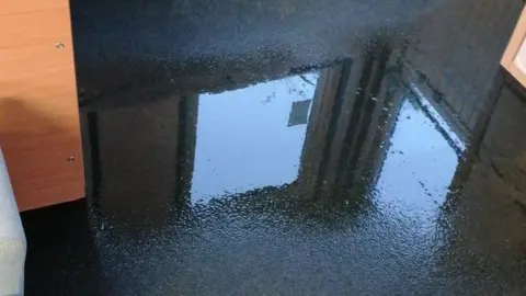 Acle Pre-School Puddle on carpet within pre-school