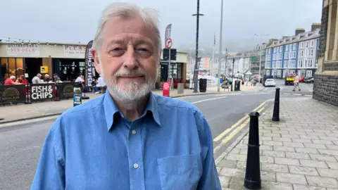 A photo of Elgan Davies on Aberystwyth prom