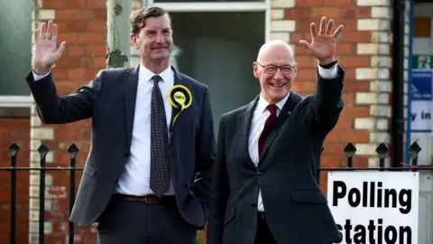 Getty Images First Minister John Swinney and Dave Doogan