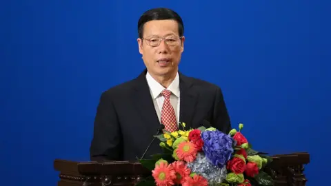 Getty Images Chinese Vice-Premier Zhang Gaoli