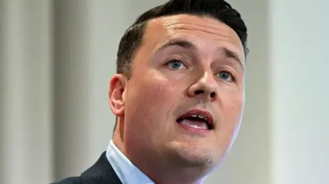 Reuters Wes Streeting speaking at a public event