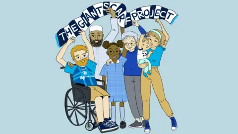 National Football Museum Ginat Scarf Project logo