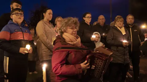 Vigil for Creeslough Castlefinn