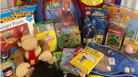 Brenda Parara Inside a typical gift bag