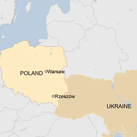 Map of Poland