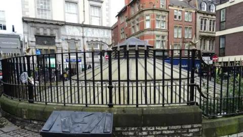 Newcastle Libraries Bigg Market toilets exterior