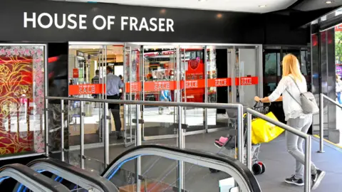 Alamy House of Fraser store