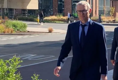 PA Media Jeremy Vine outside Nottingham Crown Court