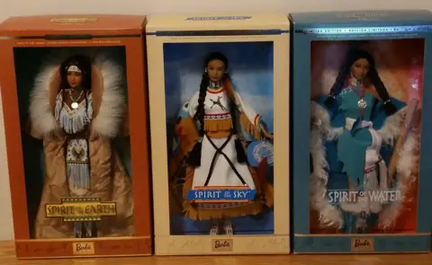 Linda Richardson Native American Barbie dolls