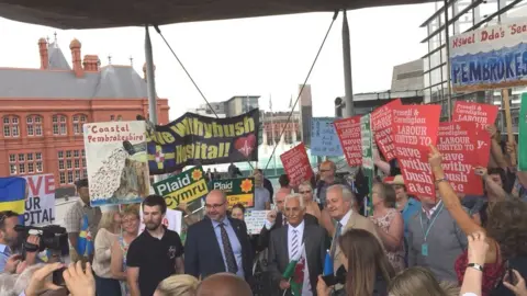 BBC Campaigners at the Senedd