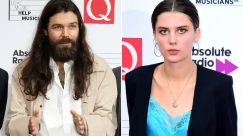 Getty Images Simon Neil and Ellie Rowsell