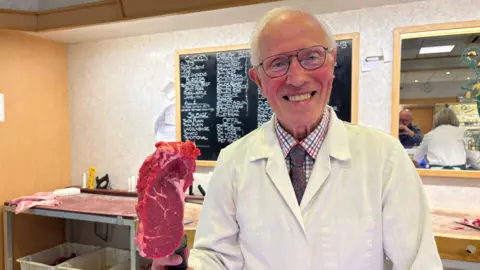 BBC John Bacon with a slab of meat
