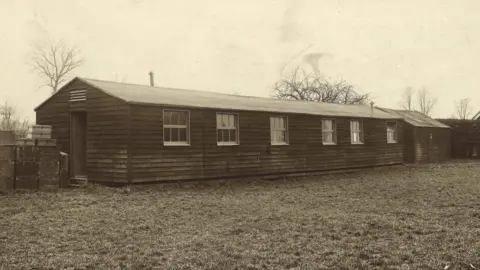 Wiltshire & Swindon History Centre The hut - pictured in 1925