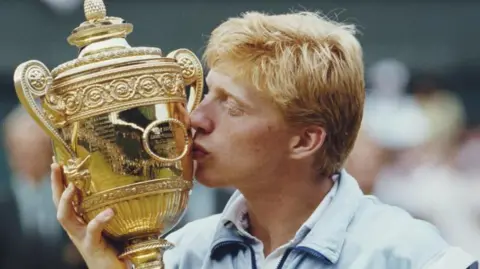 Getty Boris Becker in 1985