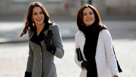 Reuters The Duchess of Cambridge with Crown Princess Mary of Denmark