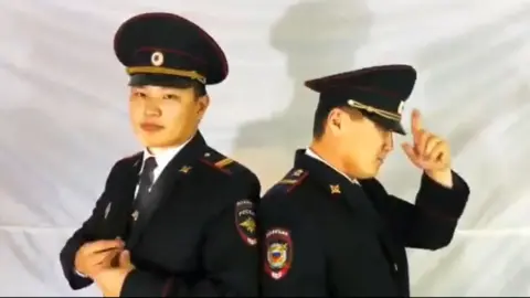 Russian interior ministry Yakutian police benefit dance 2018