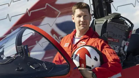 AS1 Katrina Knox Flight Lieutenant David Simmonds from the Red Arrows