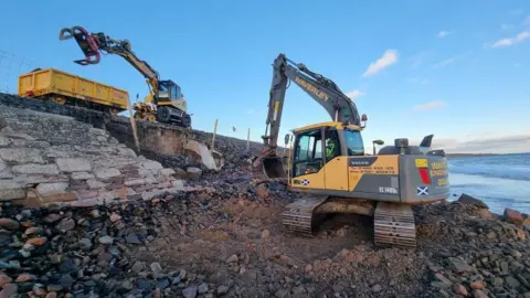 Network Rail Scotland Repairs at Lothbeg