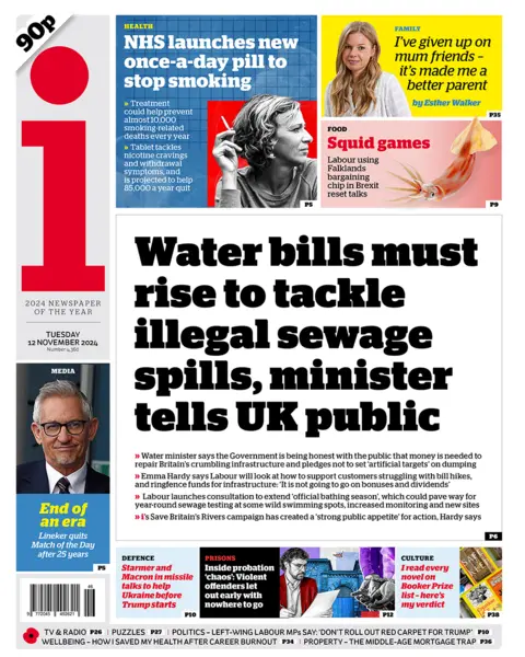  "Water bills must rise to tackle illegal sewage spills, minister tells UK public". 