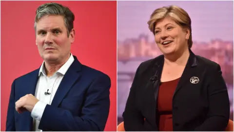 Getty Images Sir Keir Starmer and Emily Thornberry