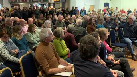 BBC A packed public meeting has been held over concerns of the water quality in the Cleddau estuary