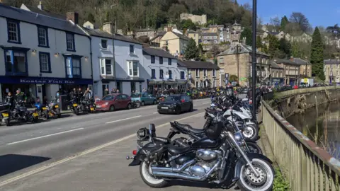 Derbyshire Police Crowds in Matlock Bath