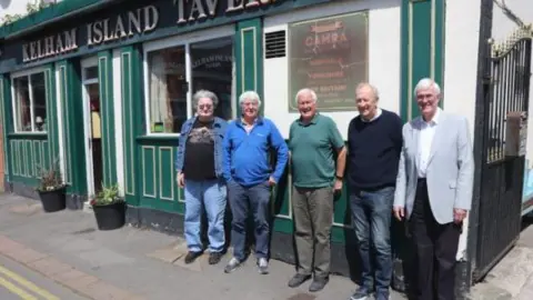 Pete Jordan l-r Pete Jordan, John Whitfield, Mif Smith, 