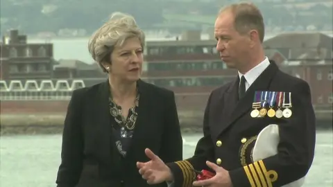 Prime Minister Theresa May met Captain Jerry Kyd