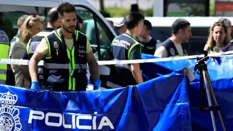 A Spanish policeman in Madrd